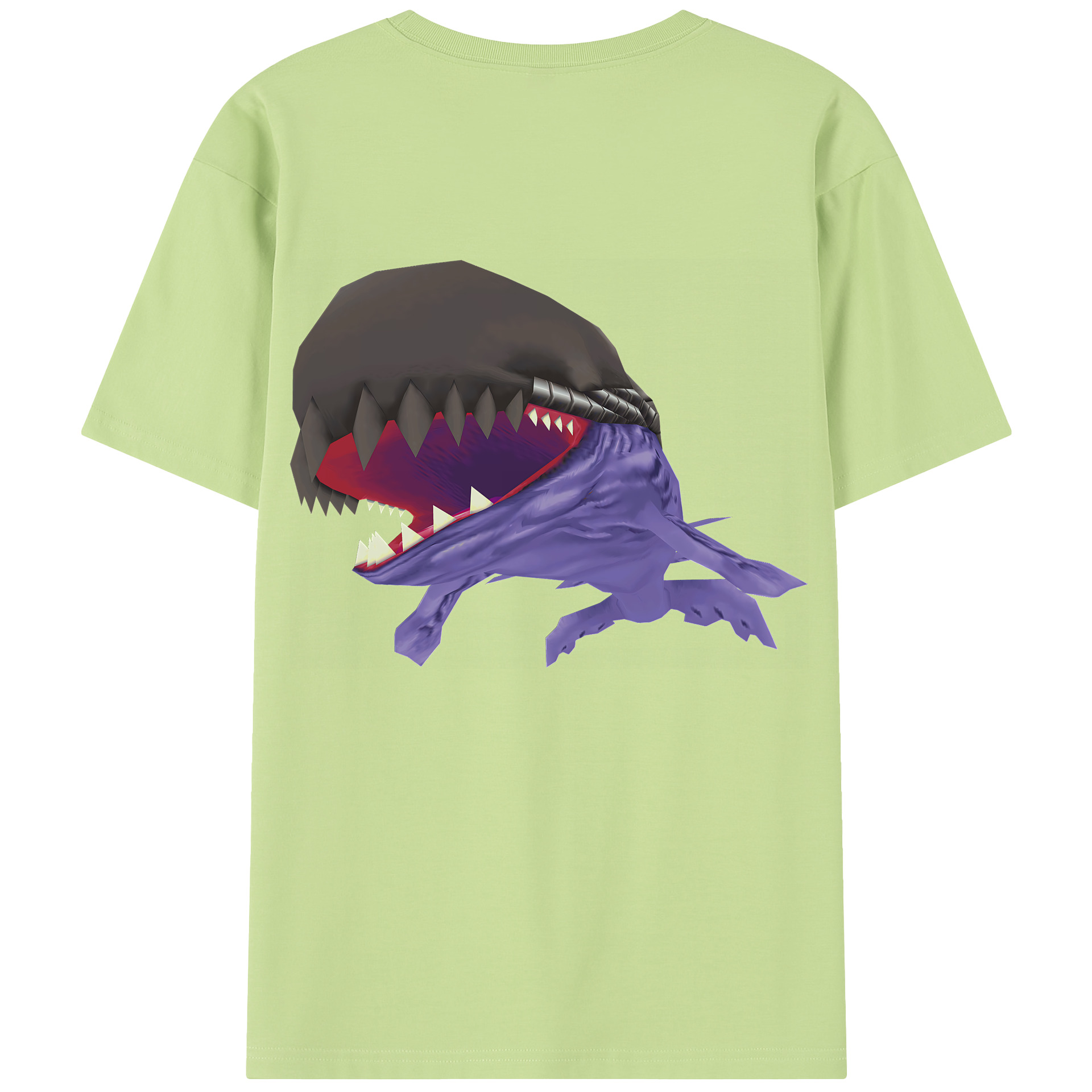 （画像用） Digimon デジタルモンスター/デジモン 綿100％半袖Tシャツ（背面プリント）
